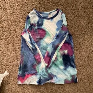 Simply Vera Vera Wang Multicolor Tie-Dye Top
